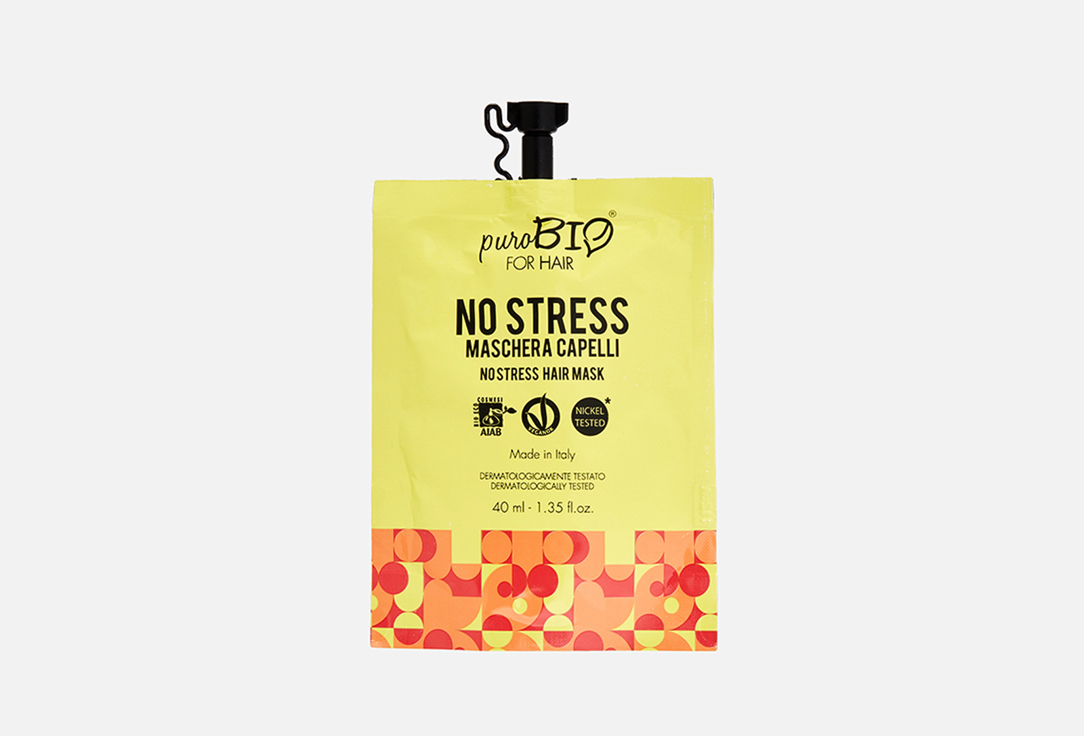

Маска для волос PUROBIO COSMETICS, No stress Hair Mask 40 мл