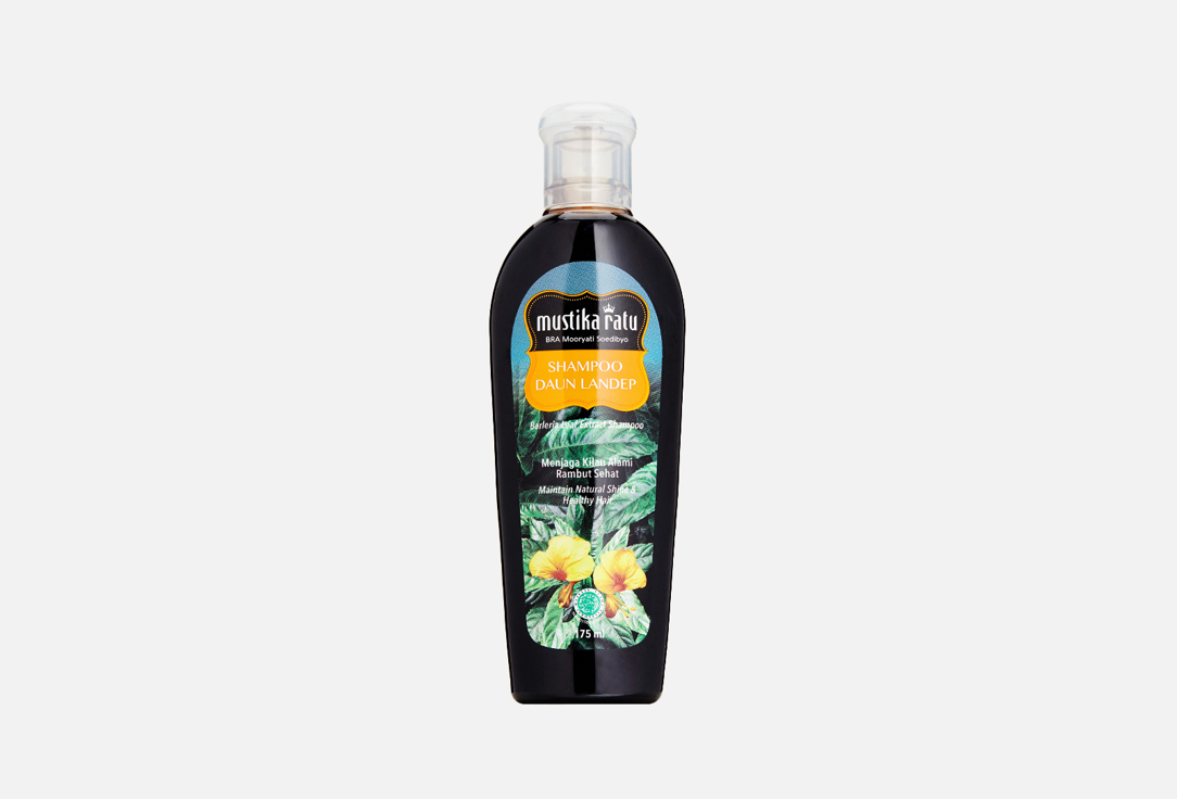Шампунь с экстрактом листьев барлерии для блеска волос MUSTIKA RATU Barleria Leaf 175 мл