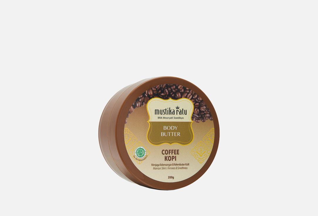 Масло для для упругой гладкой кожи тела MUSTIKA RATU Coffee Body Butter 200 г