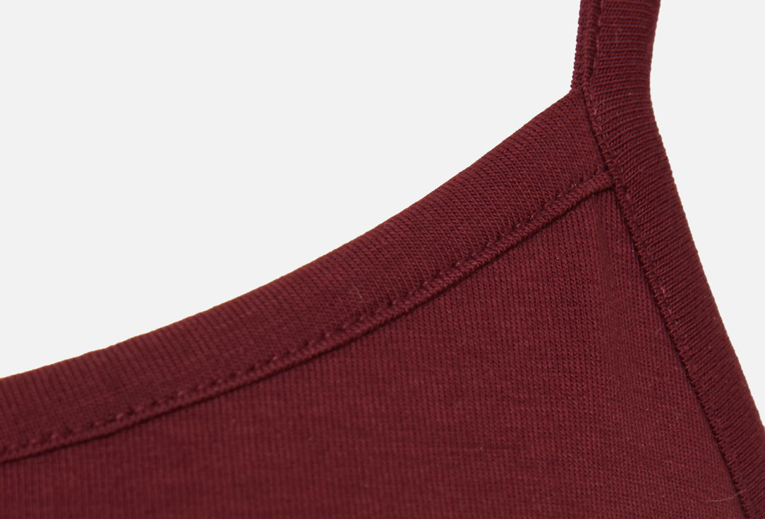 Топ  PETRA Odaliska Cotton Bordo Bordo