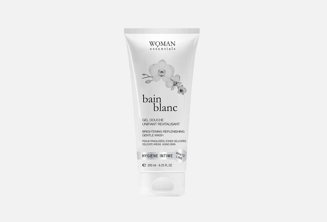 Осветляющий, омолаживающий интимный гель для душа Woman essentials Bain Blanc 
