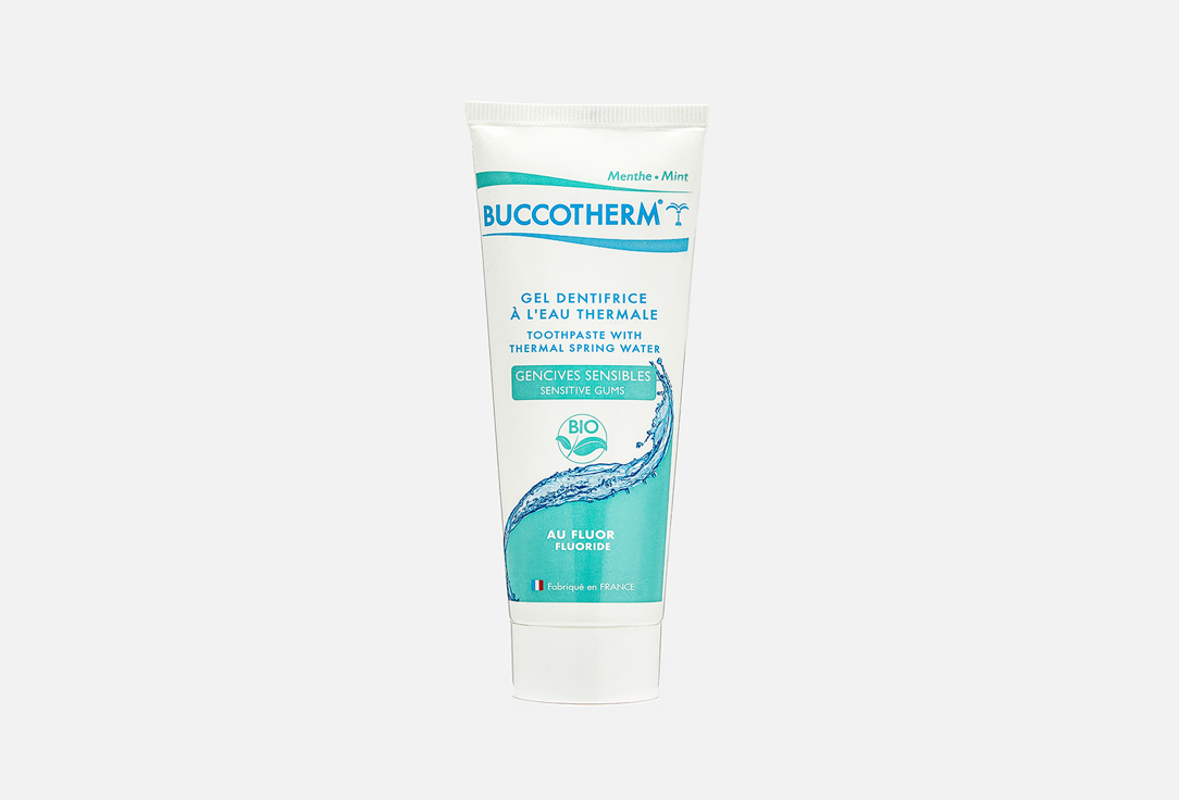 зубная паста BUCCOTHERM Sensitive Gel with Fluoride 1 шт жевательная резинка buccotherm с термальной водой