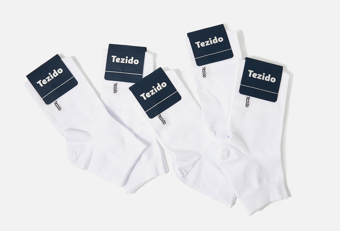 

Носки TEZIDO, Белый, Сет из 5 пар, белый 36-40 мл