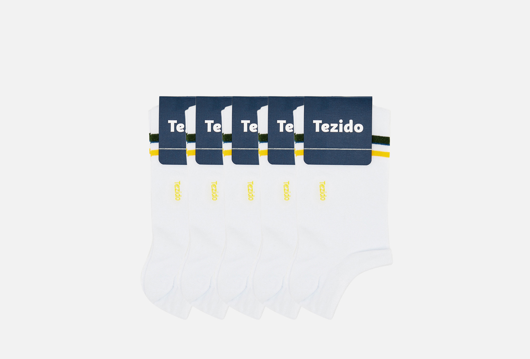 

Следки TEZIDO, Белый, Сет из 5 пар, белый