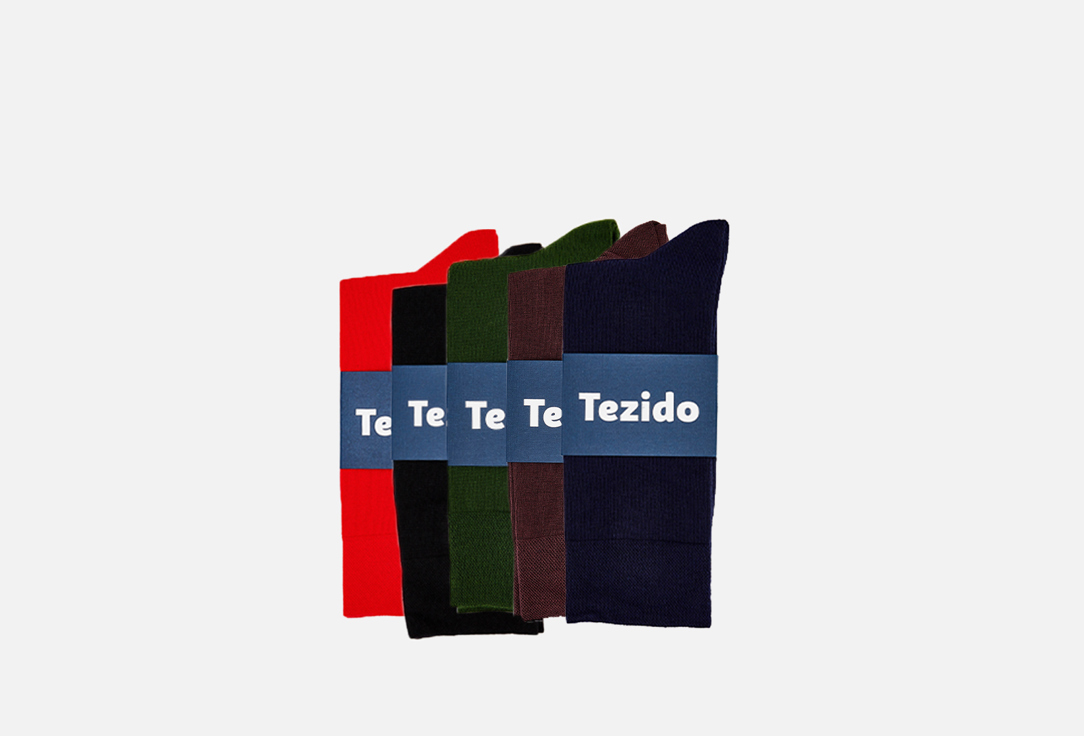 

Носки TEZIDO, Мультиколор, Комплект из 5 пар 41-46 мл
