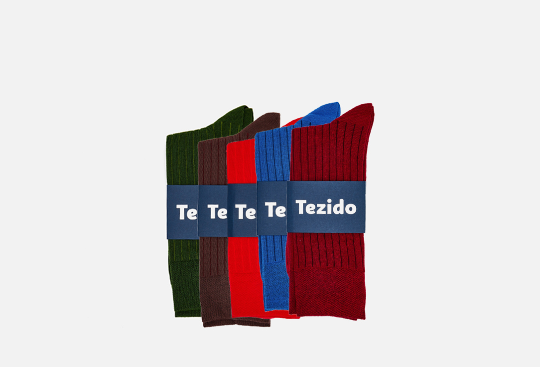 

Носки TEZIDO, Мультиколор, Комплект из 5 пар 5 пар