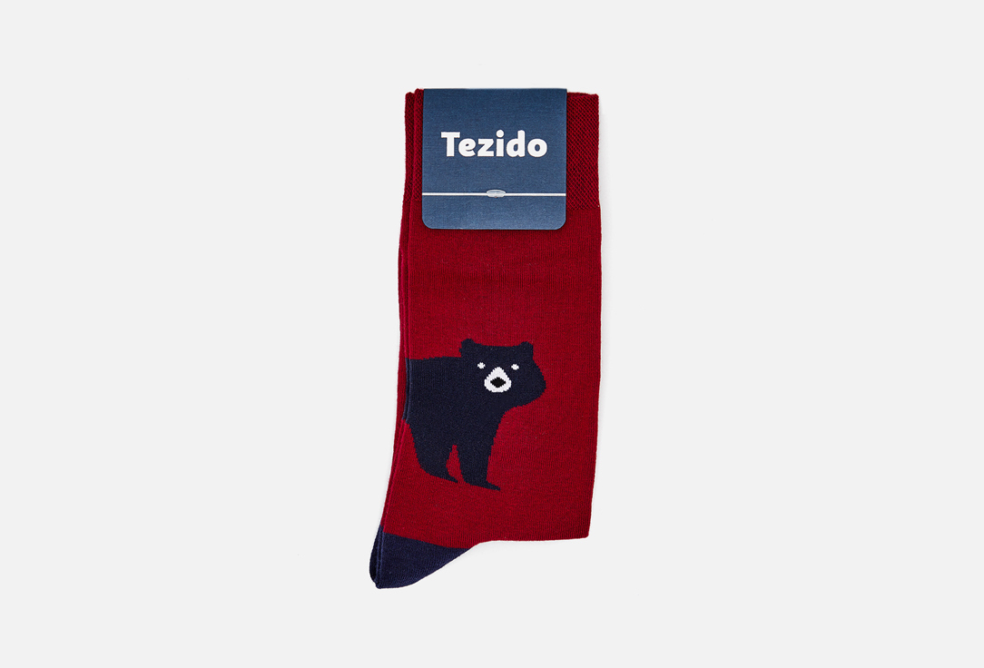 Носки Tezido медведь 