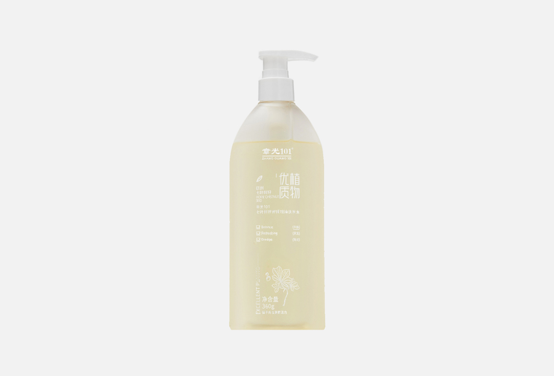 Шампунь для волос с конским каштаном ZHANGGUANG 101 Horse chestnut shampoo 360 г гель для ног с конским каштаном 100 мл apteo