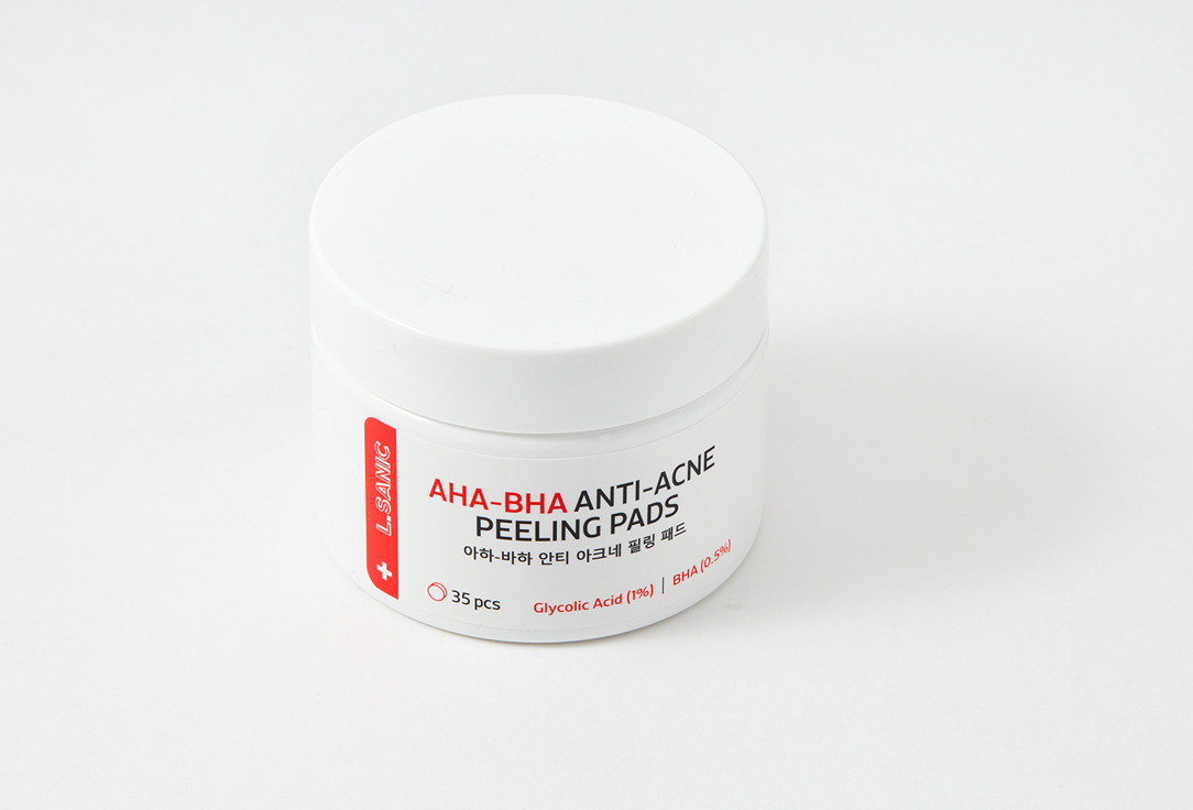 L.SANIC Отшелушивающие диски с AHA и BHA кислотами против несовершенств кожи AHA-BHA Anti-Acne Peeling Pads