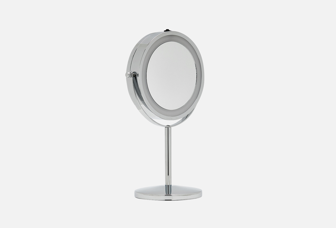 Косметическое зеркало BRADEX Double sided metall mirror 1 шт косметическое зеркало wasserkraft k 1004black с подсветкой с увеличением черное матовое