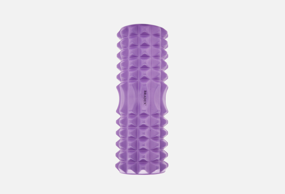 Валик для фитнеса BRADEX ТУБА ПРО SF 0814, фиолетовый 1 шт валик для фитнеса bradex массажный синий 1 шт