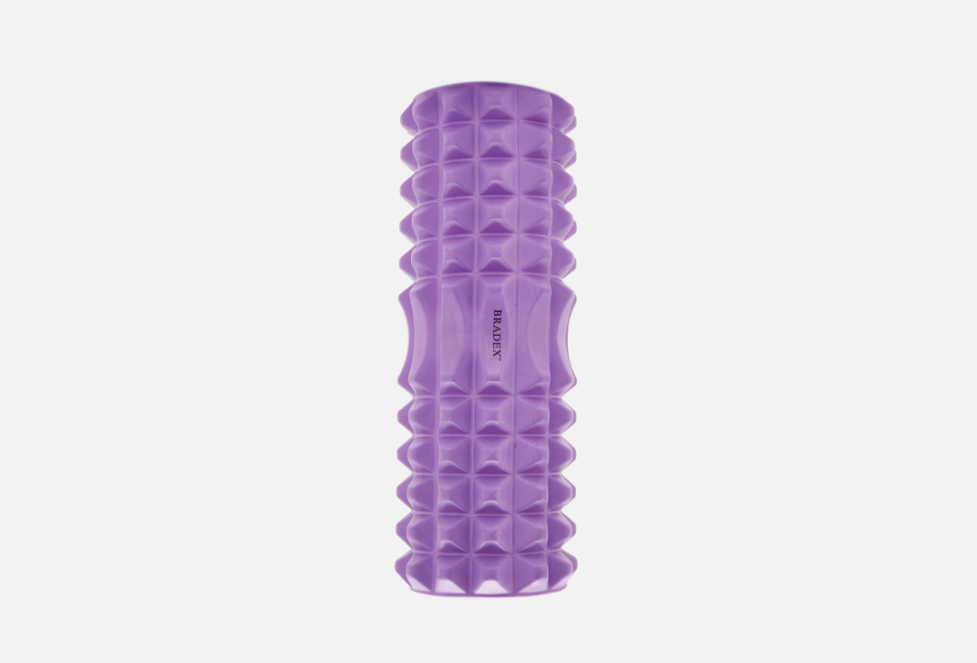 блок для йоги bradex sf 0409 фиолетовый Валик для фитнеса BRADEX ТУБА ПРО SF 0814, фиолетовый 1 шт