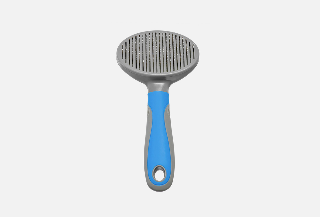 

Щетка-пуходёрка для вычесывания домашних животных BRADEX, С кнопкой для очищения 1 шт