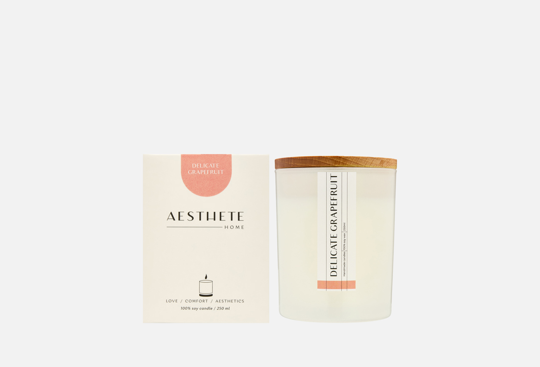 Изображение товара Свеча ароматическая AESTHETE home Delicate Grapefruit