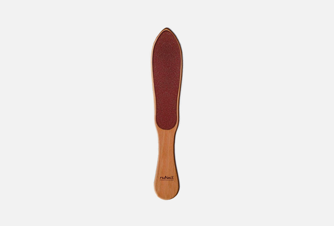 Пилка для педикюра Runail Professional A wooden pedicure file RU-1375 