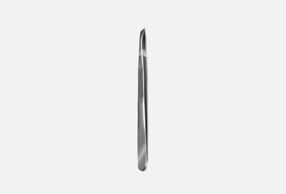 Профессиональный пинцет со скошенными краями  Runail Professional tweezers RU №0141 