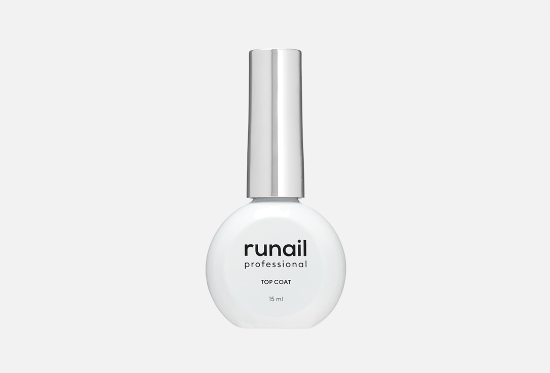 Глянцевый топ для гель-лака RUNAIL PROFESSIONAL Top Сoat CRYSTAL 15 мл