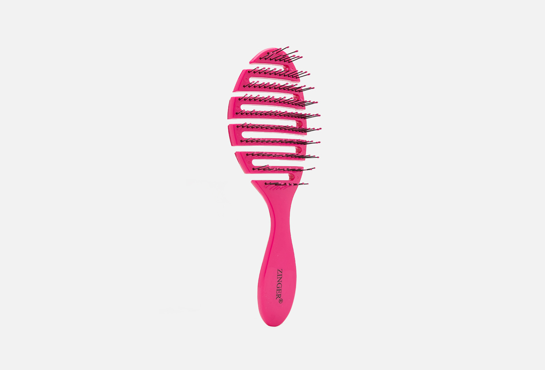 Расческа для волос (в ассортименте) ZINGER 5047, розовый 1 шт цена и фото