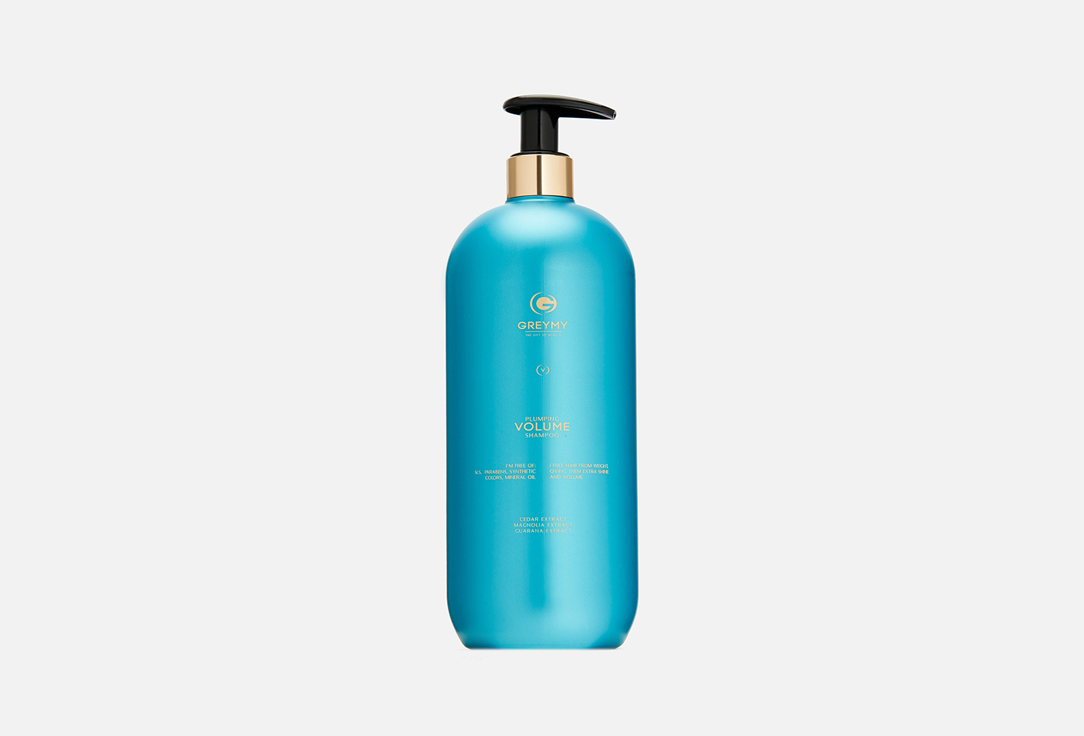 цена Уплотняющий шампунь для объема GREYMY Plumping Volume Shampoo 1000 мл