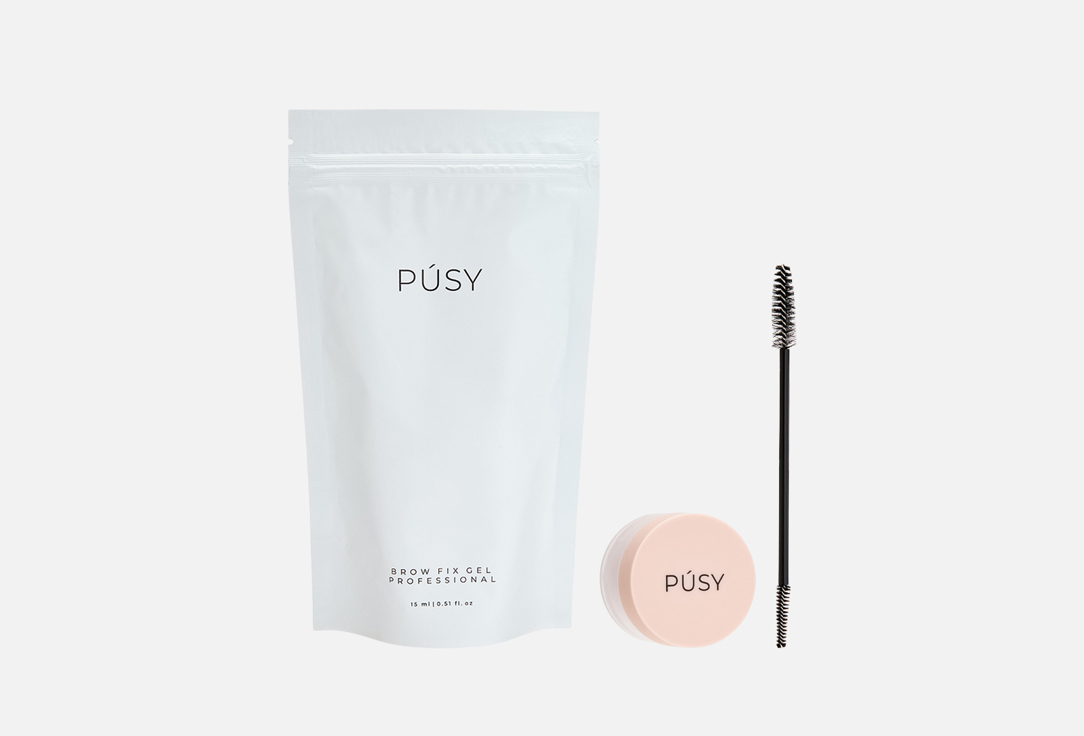 Изображение товара Профессиональный гель для бровей PUSY Brow Fix Gel 15 мл для стойкой фиксации