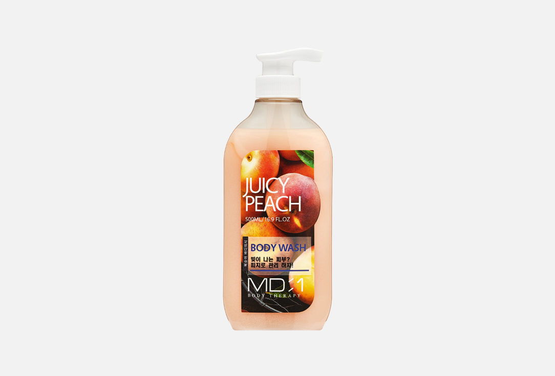 Гель для душа с экстрактом персика MEDB MD-1 Body Therapy Juicy Peach Body Wash  