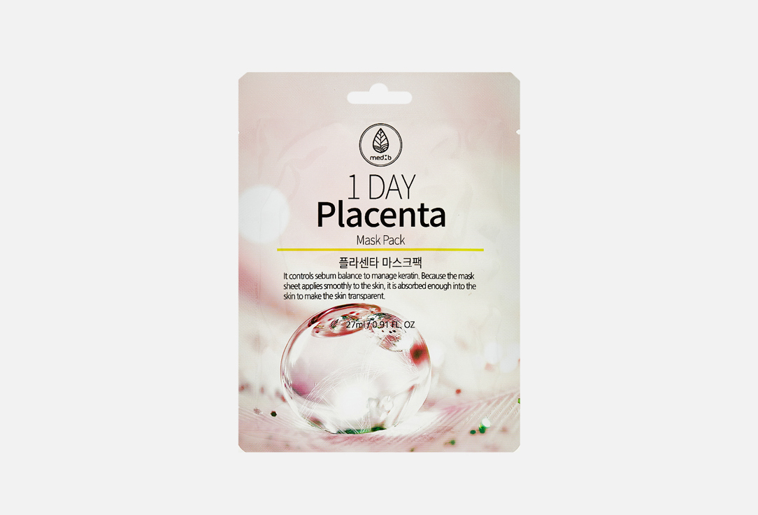 Изображение товара Тканевая маска для лица MEDB 1 DAY Placenta Mask Pack
