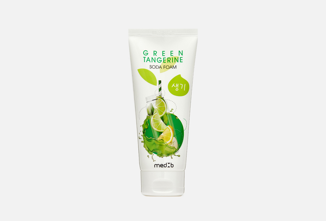 Пенка для умывания MEDB Green Tangerine Soda Foam 100 мл пенка для снятия макияжа med b пенка для умывания с экстрактом зеленого мандарина и содой