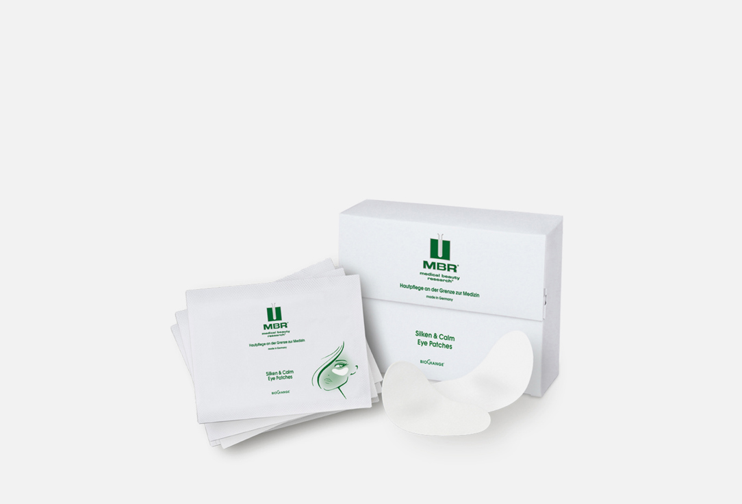 

Патчи для области вокруг глаз гладкость и свежесть MBR, Silken & Calm Eye Patches 6 шт