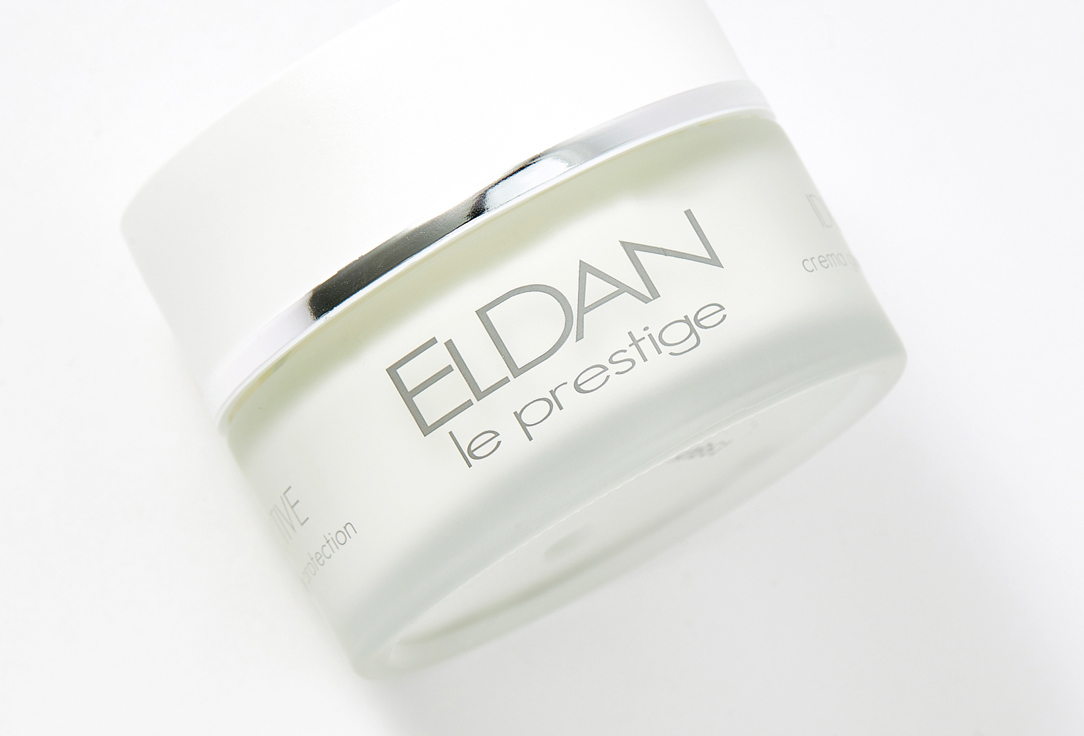 Увлажняющий крем для лица с рисовыми протеинами Eldan Cosmetics Idractive moisture daily protection cream 