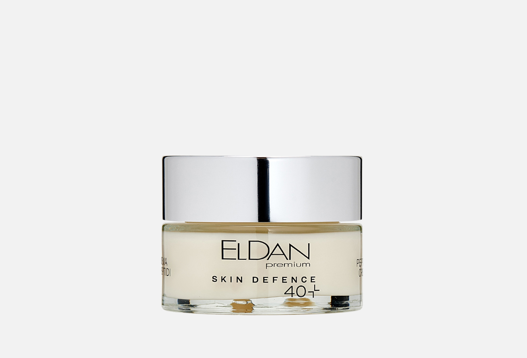 крем для лица eldan cosmetics пептидный крем 40 Пептидный крем для лица 40+ ELDAN COSMETICS Pepto skin defence Peptides cream 50 мл