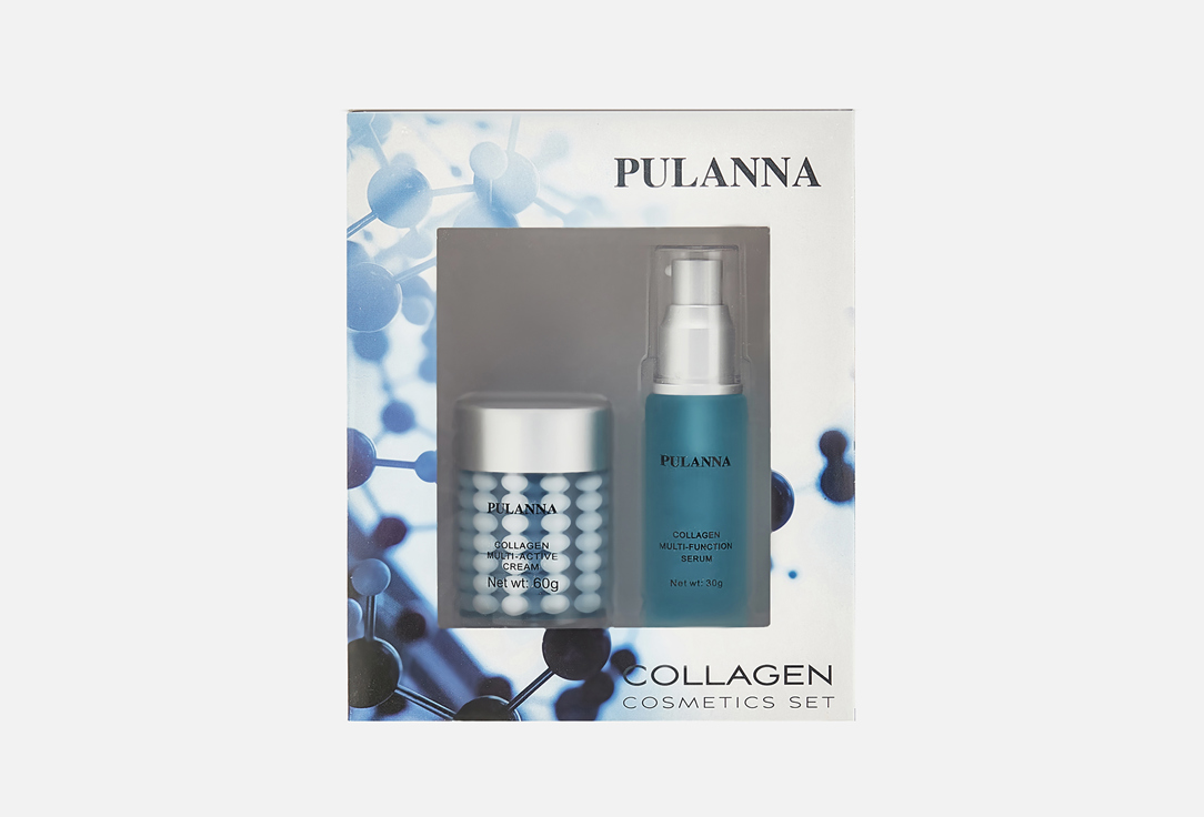 цена Подарочный набор для лица PULANNA Collagen Cosmetics Set 90 г