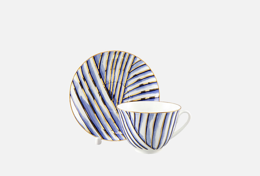 Изображение товара чайная пара Императорский фарфоровый завод весенняя