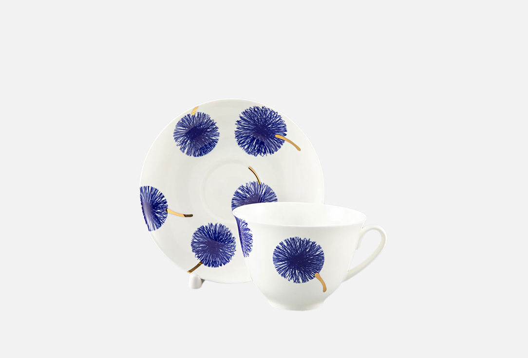 Изображение товара чайная пара Императорский фарфоровый завод весенняя