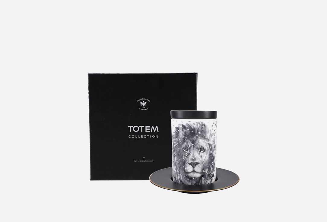 

Подарочный набор ИМПЕРАТОРСКИЙ ФАРФОРОВЫЙ ЗАВОД, Черный, Тотем Лев 390 мл