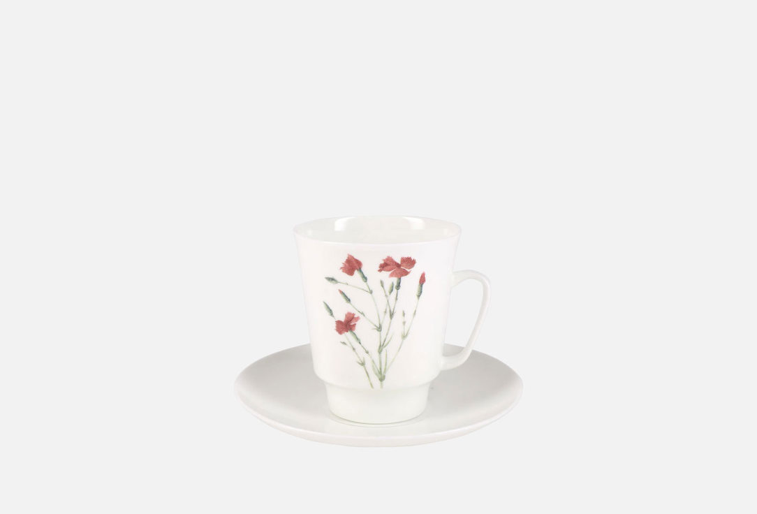 Изображение товара кофейная пара Императорский фарфоровый завод гвоздика