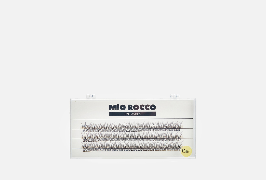 Накладные ресницы пучки ласточки 12 мм MIO ROCCO NESURA LASHES 120 шт фото