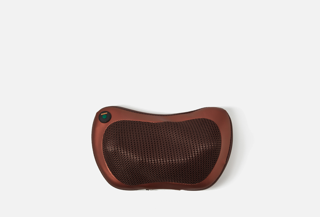 Массажная подушка BRADEX Massage Pillow, коричневая 1 шт массажная подушка с аудиосистемой relaxmat acupuncture pillow sound 1 шт