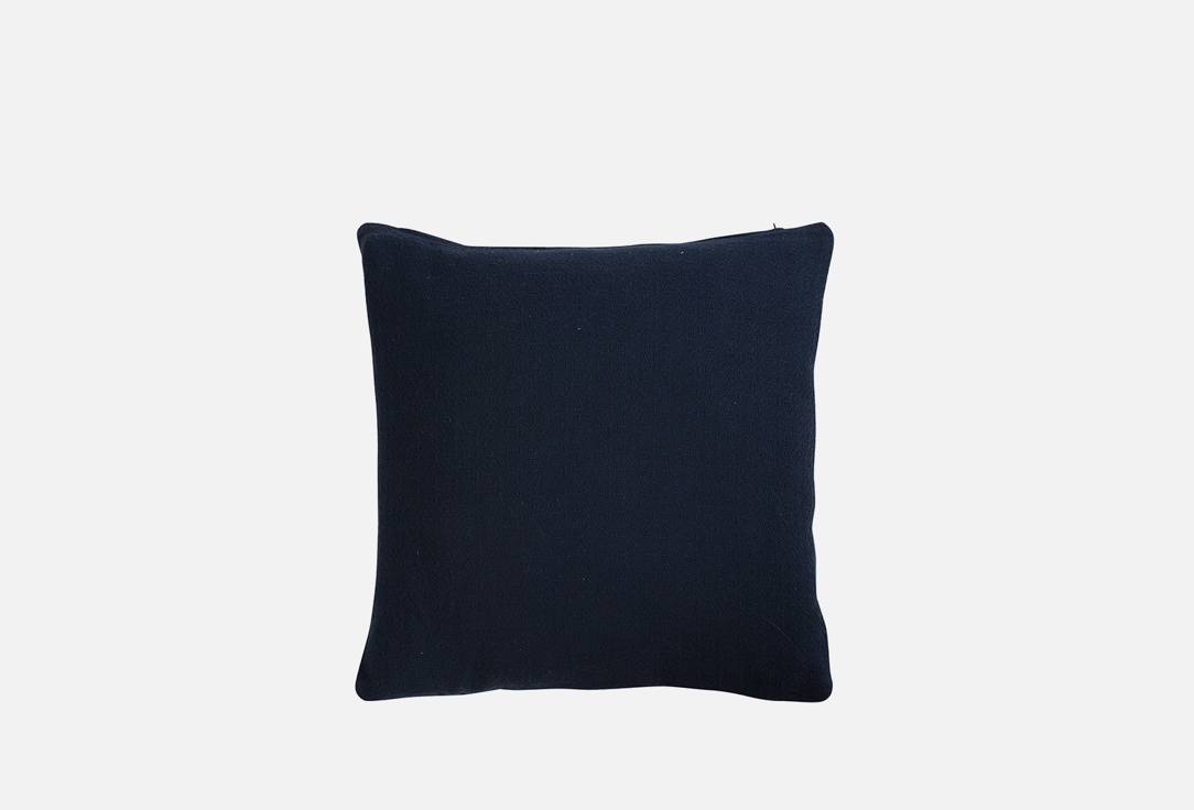 Подушка декоративная TKANO Темно-синий 1 шт подушки для малыша tkano подушка декоративная фактурного плетения essential 45х45 см