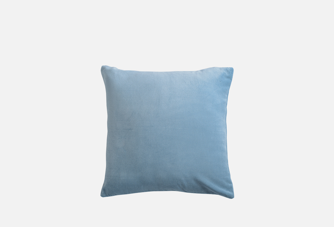 Подушка декоративная TKANO Светло-синий 1 шт подушки для малыша tkano подушка декоративная фактурного плетения essential 45х45 см