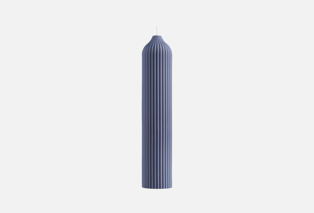 Свеча декоративная TKANO Синий, 25.5 см 1 шт свеча декоративная