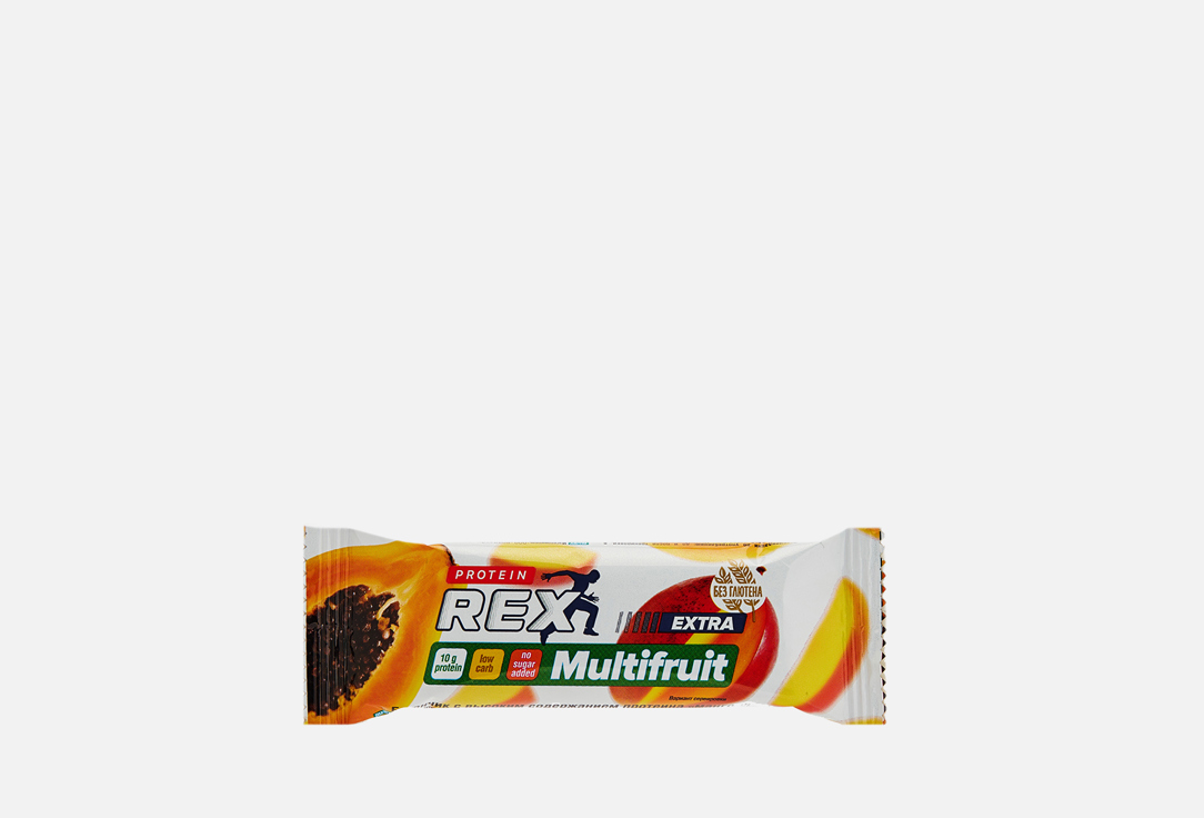 Батончик REXY Манго-папайя с коллагеном 1 шт здоровое питание protein rex батончик с высоким содержанием белка со вкусом ванильное мороженое