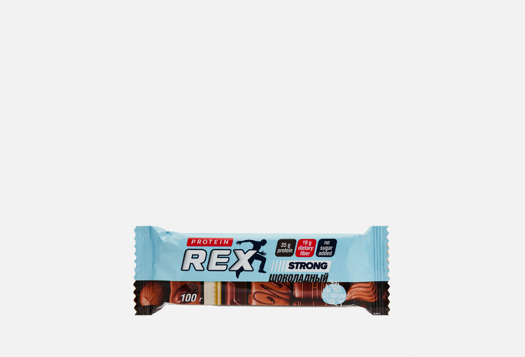 Батончик с высоким содержанием протеина Protein Rex Strong Шоколадный 
