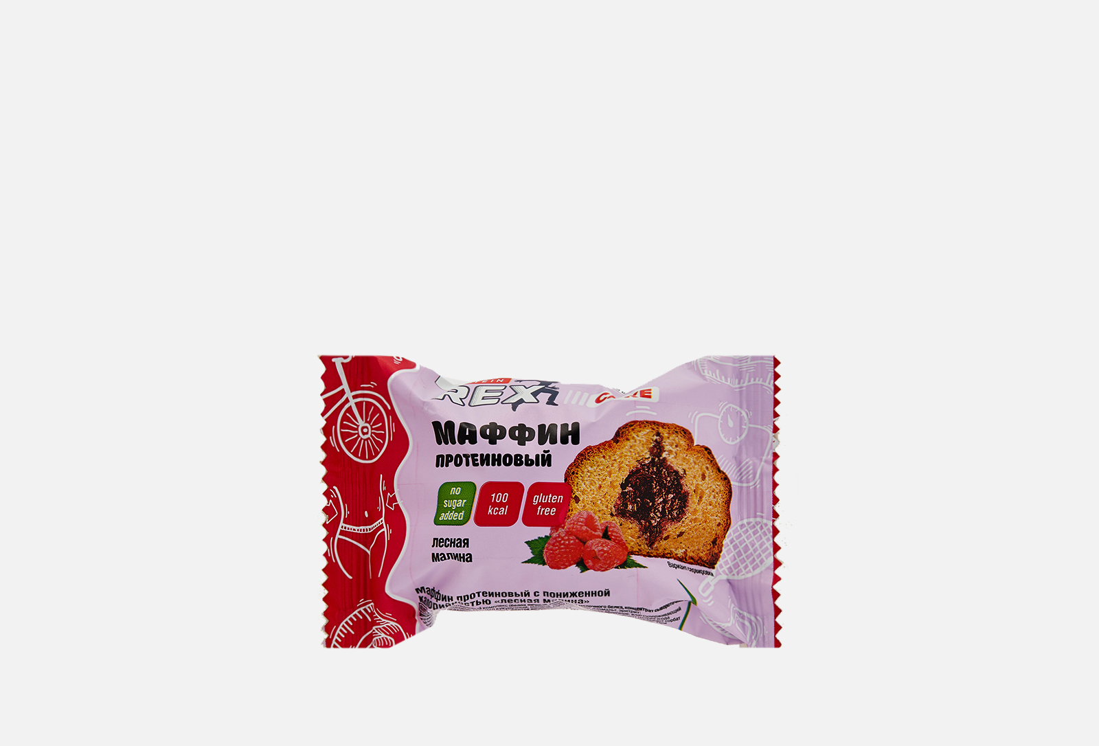 ProteinRex Маффин протеиновый с пониженной калорийностью Cake Лесная ...