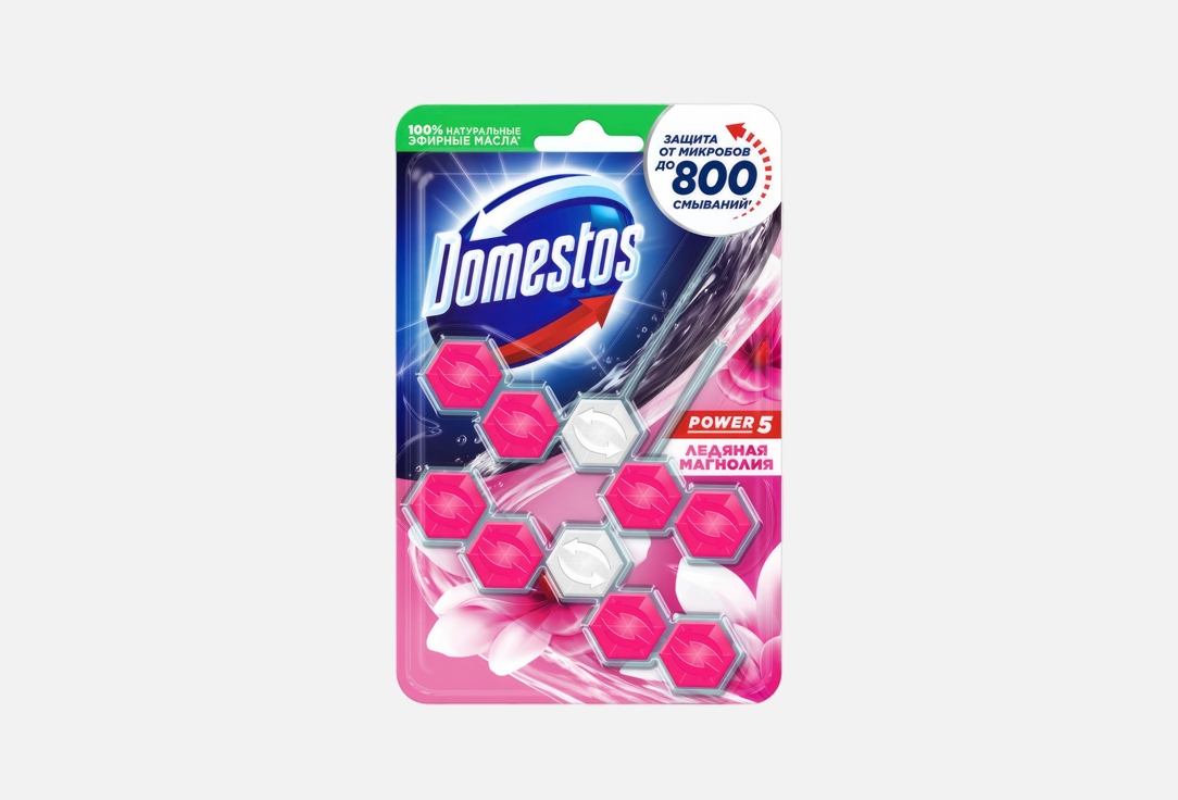 Блок для очищения унитаза Domestos Power5 Magnolia 