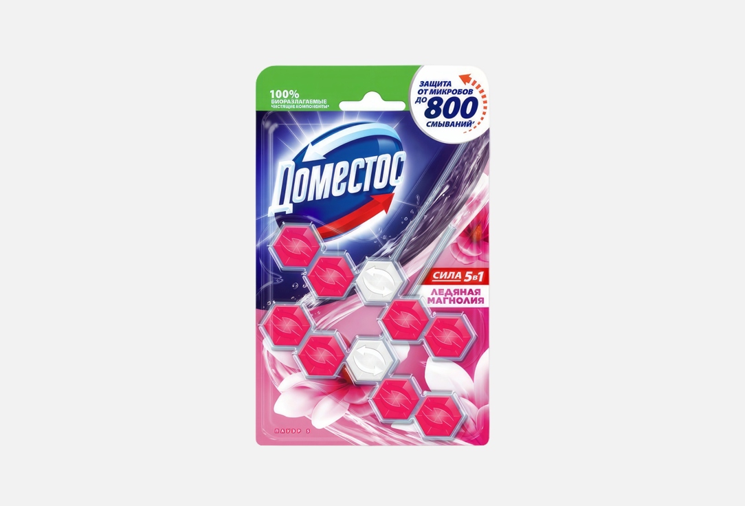 Изображение товара Блок для очищения унитаза Доместос Power5 Magnolia