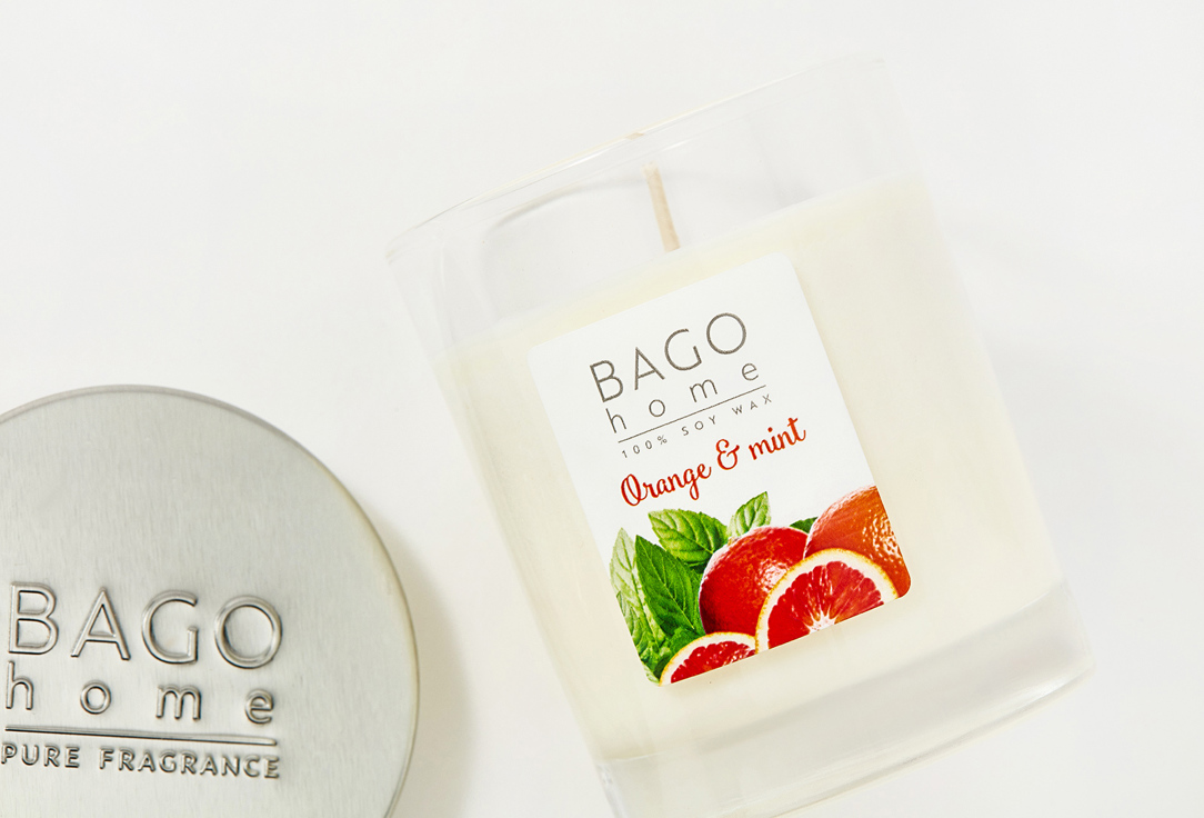 Ароматическая свеча BAGO home Orange & mint  