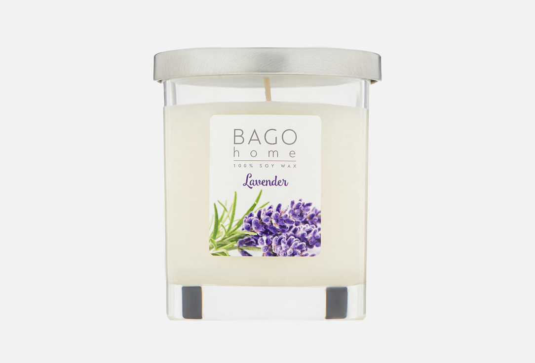 цена Ароматическая свеча BAGO HOME Lavender 132 г