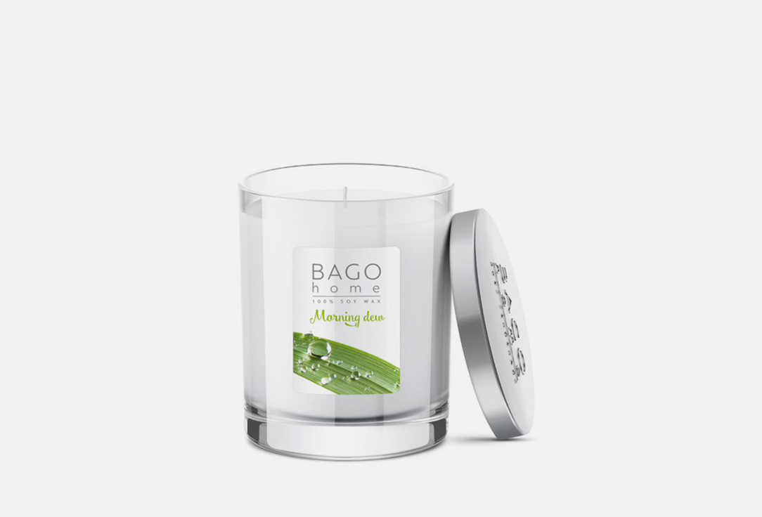 Ароматическая свеча BAGO HOME Morning dew 132 г цена и фото