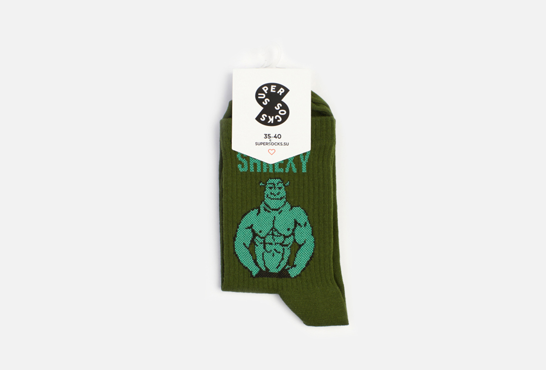 Носки SUPER SOCKS Шрекси 40-45 мл носки super socks white 40 45 размер
