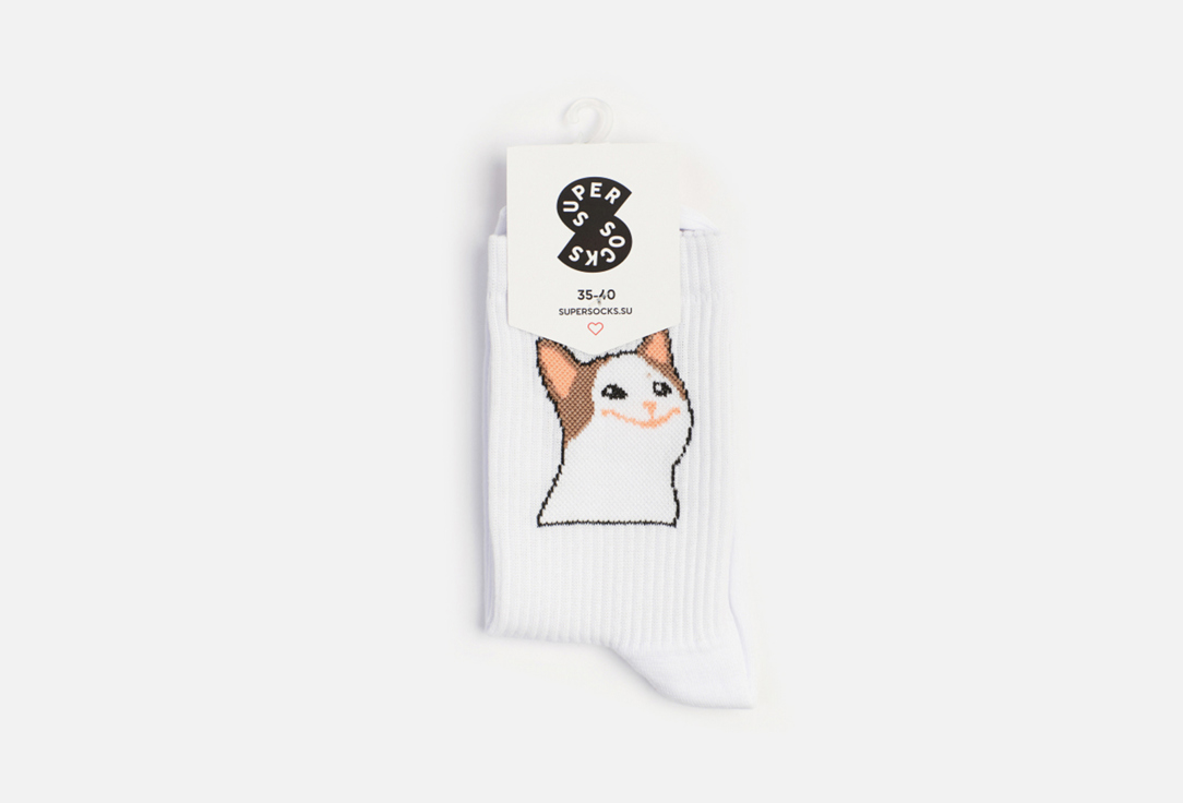 Носки SUPER SOCKS Кот А 35-40 мл